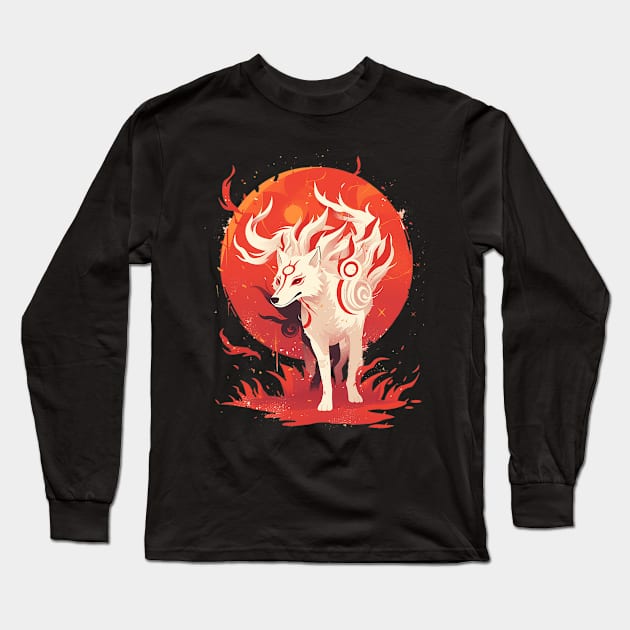 amaterasu Long Sleeve T-Shirt by StevenBag